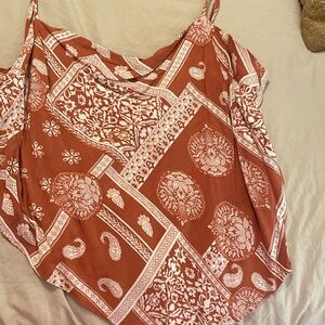 Bandana tie top from Lizzard  thicket!